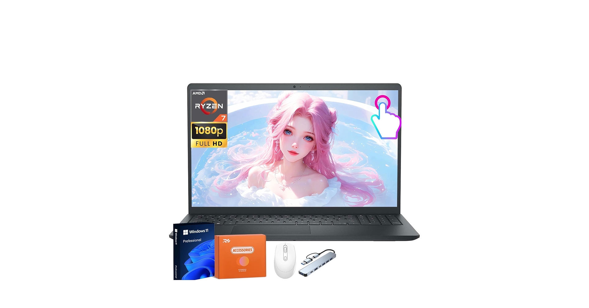 Amazon.com: Dell Inspiron 15 3535 Touchscreen Laptop for Business